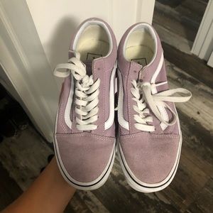Pale purple classic vans